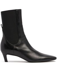 Totême - 50Mm Leather Ankle Boots - Lyst
