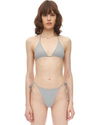 AEXAE Bikinioberteil Aus Nylon Und Lycra "tyra" - Grau