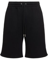 Off-White c/o Virgil Abloh - Ow Embroidery Cotton Skate Sweat Shorts - Lyst