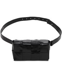 Bottega Veneta - Cassette Intreccio Leather Belt Bag - Lyst