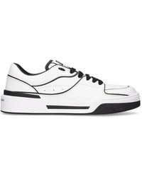 Dolce & Gabbana - New Roma Leather Low Sneakers - Lyst