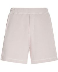 DSquared² - Relaxed Cotton Sweat Shorts - Lyst