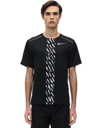 Nike Dry Miler Reflective Running T-shirt - Black