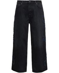 Off-White c/o Virgil Abloh - Jeans baggy fit natlover in denim di cotone - Lyst