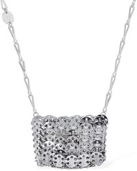 Rabanne - 1969 Micro Bag Crystal Necklace - Lyst