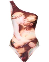 Vivienne Westwood - The Kiss Lycra One Shoulder Swimsuit - Lyst