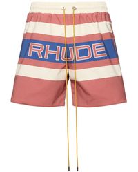 Rhude - Pavil Racing Shorts - Lyst