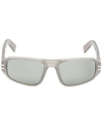 Zegna - Squared Sunglasses W/ Lanyard - Lyst
