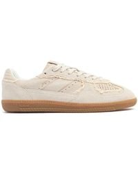 Alohas - Damen Schnürschuhe Aus Leder Und Häkelstoff - Lyst