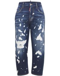Damen Bekleidung Jeans Capri-Jeans und cropped Jeans DSquared² Jeans Aus Denim boston in Blau 