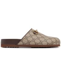Gucci - 20Mm Gg Supreme Canvas Slippers - Lyst