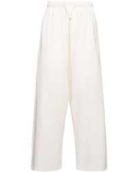 Hed Mayner - Cotton Jersey Pants - Lyst