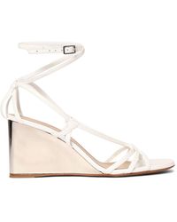 Chloé - 75mm Rebecca Leather Wedges - Lyst