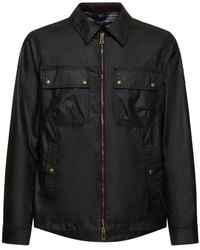 Belstaff - Giacca tour in cotone cerato - Lyst
