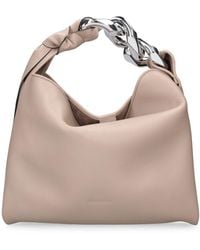 JW Anderson - Small Chain Hobo Leather Bag - Lyst