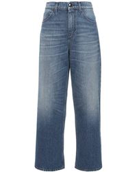 Marni Jeans Cropped In - Blu