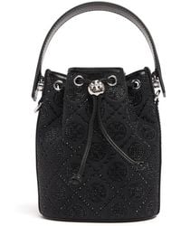 Tory Burch - Mini T Monogram Hotfix Bucket Bag - Lyst