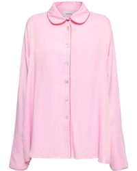 Sleeper - Pastelle Viscose Oversize Shirt - Lyst
