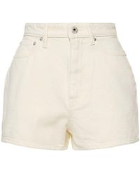 KENZO - Shorts in denim di cotone - Lyst