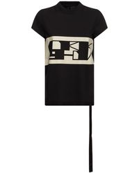 Rick Owens - Logo Short Sleeve Jersey T-shirt - Lyst