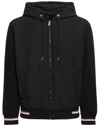 BOSS - Sommers 66 Cotton Blend Hoodie - Lyst