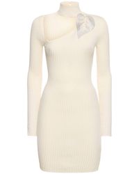 GIUSEPPE DI MORABITO - Cotton Mini Dress - Lyst