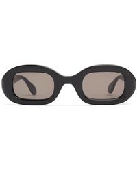 Delage - Flow Oval Acetate Sunglasses - Lyst