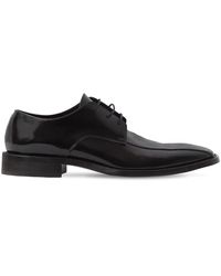 Balenciaga Chaussures Derby En Cuir Verni - Noir
