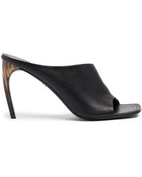Ferragamo - 85mm Nymphe Leather Sandals - Lyst
