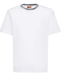 Missoni - T-shirt Aus Baumwolljersey - Lyst