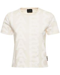 Marc Jacobs - T-shirt the monogram baby tee in cotone - Lyst