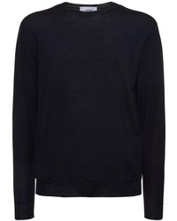 Lardini - Wool Blend Crewneck Sweater - Lyst