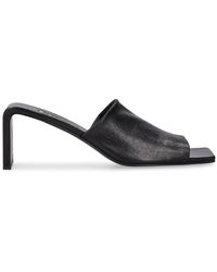 Jil Sander - Mules sandales en cuir 65 mm - Lyst