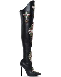 Botas mosqueteras Versace de mujer: hasta el 42 % de descuento | Lyst