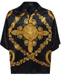 Versace - Hemd mit Maschera Baroque-Print - Lyst