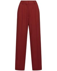 Blazé Milano - Gerade Hose Aus Wolle "fox" - Lyst