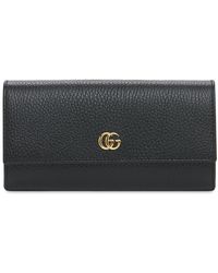 Gucci - Gg Marmont Leather Continental Wallet - Lyst