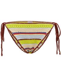 ganni crochet bikini