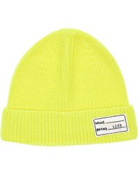 LC23 Merino Wool Beanie - Yellow
