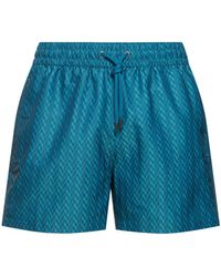 Frescobol Carioca - Sport Herringbone Jacquard Swim Shorts - Lyst