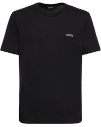 Zegna - Short Sleeved T-shirt - Lyst