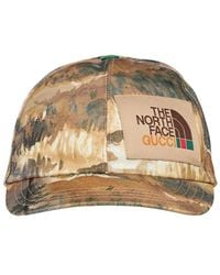 Gucci X The North Face Gg Canvas Hat in Orange (Natural) for Men 