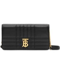 Burberry - Lola Quilted Leather Chain Wallet - Lyst
