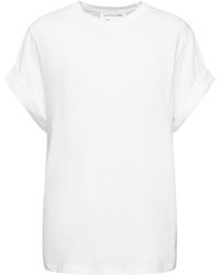 Victoria Beckham - Relaxed Fit Cotton T-Shirt - Lyst