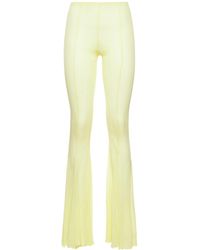Blumarine - Ausgestellte Hose Aus Viskosejersey - Lyst