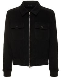 Tom Ford - Summer Toweling Cotton Zip Jacket - Lyst