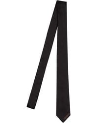 Zegna - Corbata de seda con jacquard 6cm - Lyst