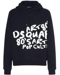 DSquared² - D2 Pop 80'Printed Cotton Hoodie - Lyst