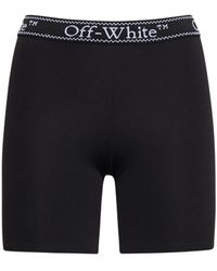 Off-White c/o Virgil Abloh - Short en nylon avec bande logo - Lyst