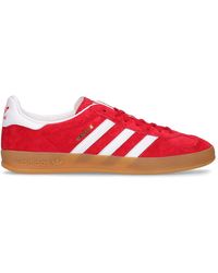 adidas - Gazelle Indoor Sneakers Scarlet / White - Lyst